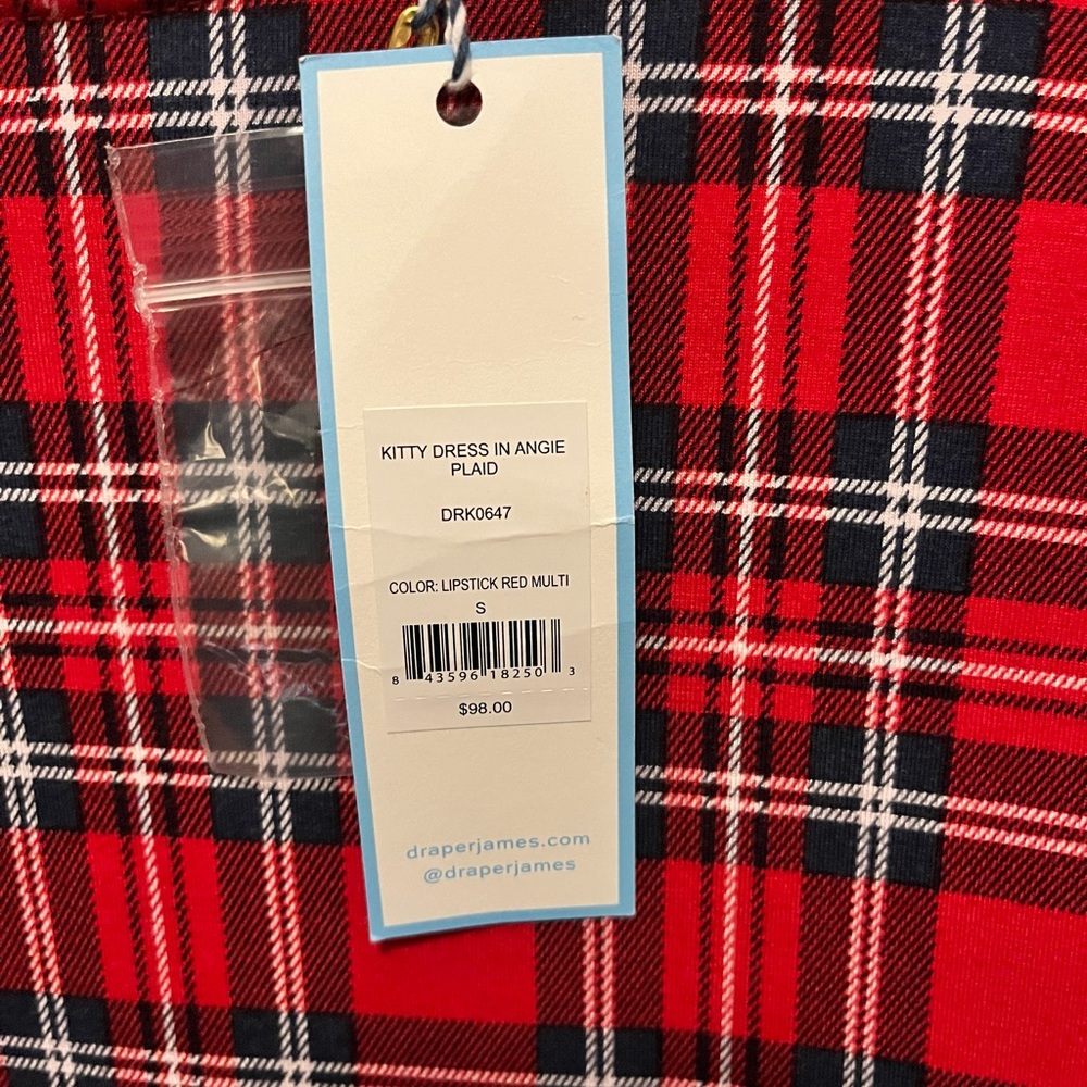 Draper James NWT plaid dress.  Perfect for Christmas!
